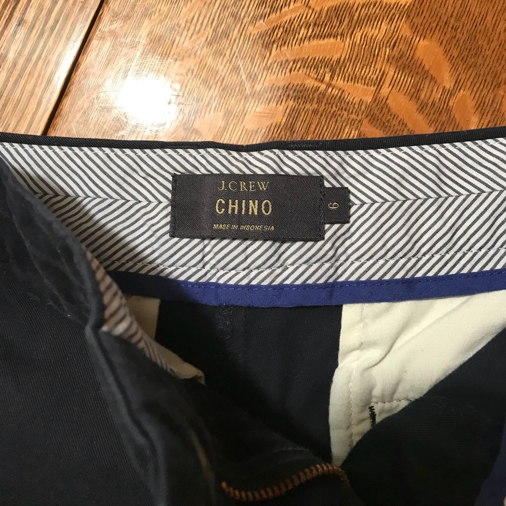 J.Crew Chinio 4” Shorts Navy Size 6